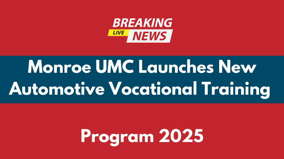 Monroe UMC Launches New Automotive Vocational Training Program 2025