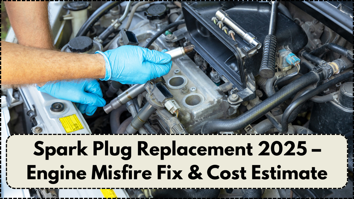 Spark Plug Replacement 2025 – Engine Misfire Fix & Cost Estimate