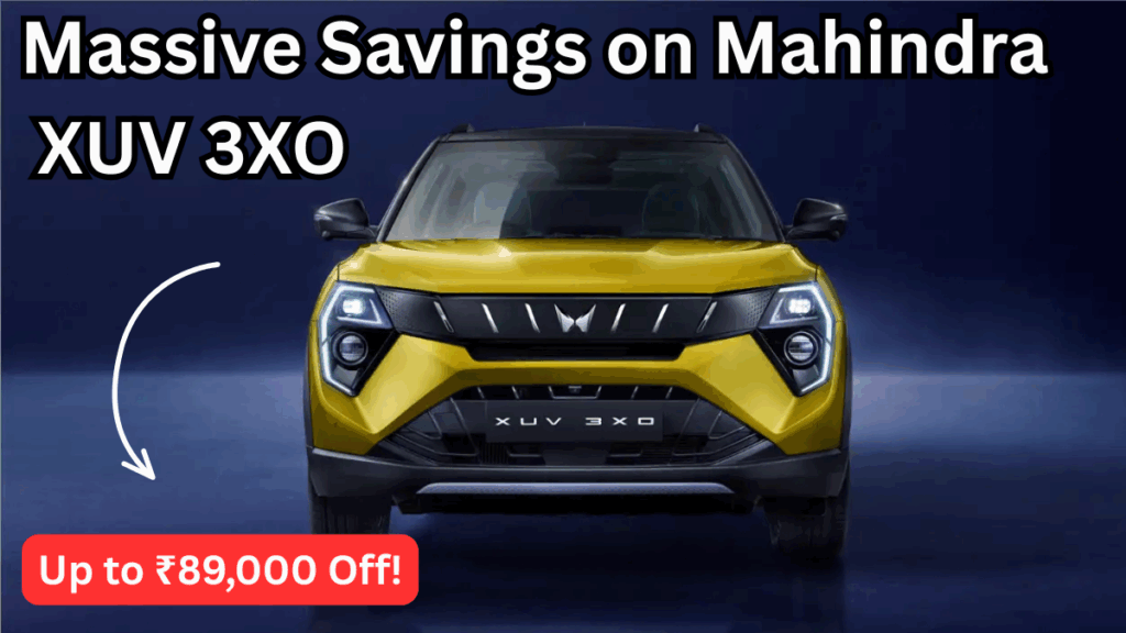 Massive Savings on Mahindra XUV 3XO in August 2025: Up to ₹89,000 Off!