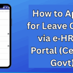How to Apply for Leave Online via e‑HRMS Portal (Central Govt)