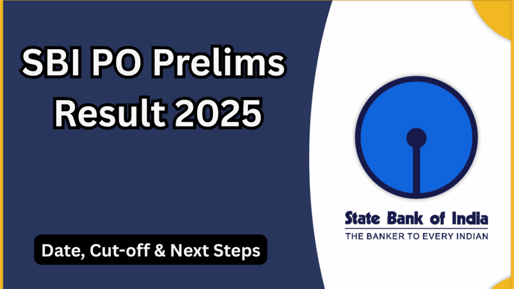 SBI PO Prelims Merit List 2025 – Download PDF Here
