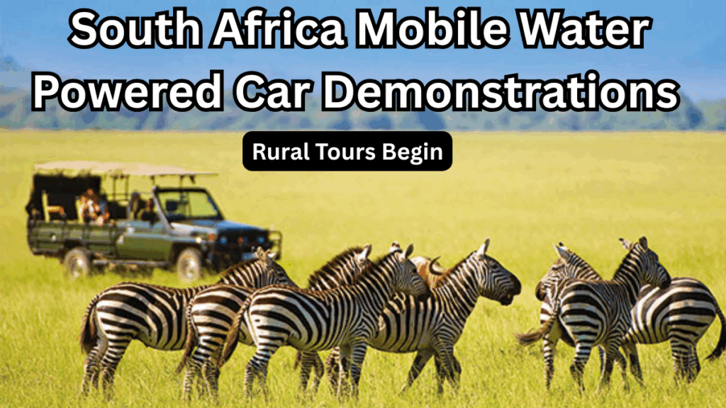 South Africa Mobile Water-Powered Car Demonstrations 2025 – Rural Tours Begin