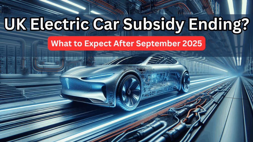 UK Electric Car Subsidy Ending? What to Expect After September 2025