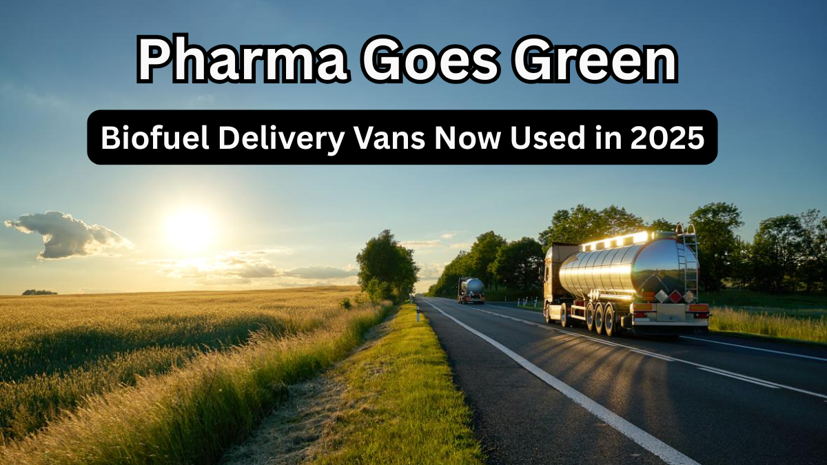 Pharma Goes Green – Biofuel Delivery Vans Now Used in 2025